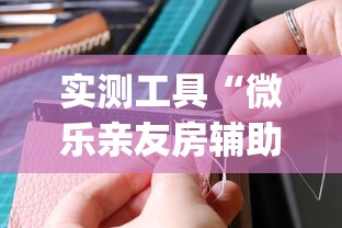 实测工具“微乐亲友房辅助器”开挂(透视)辅助教程