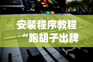 安装程序教程“跑胡子出牌技巧?_游戏_玩家_工具