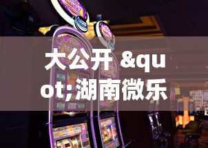 大公开 "湖南微乐长沙麻将赢牌技巧”科技辅助神器手机版教程