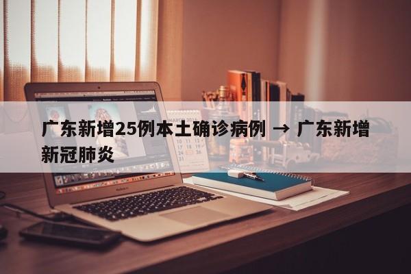 广东新增25例本土确诊病例 → 广东新增新冠肺炎