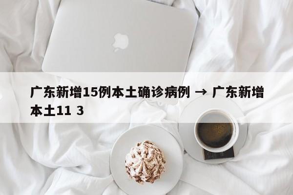 广东新增15例本土确诊病例 → 广东新增本土11 3