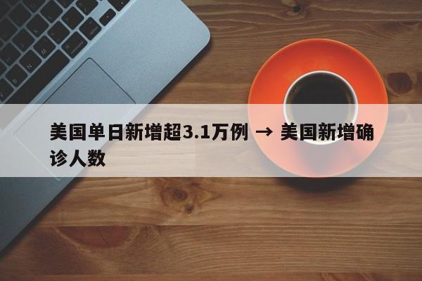 美国单日新增超3.1万例 → 美国新增确诊人数