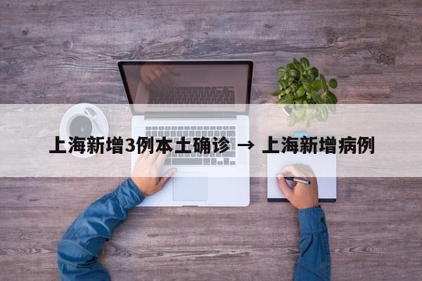 上海新增3例本土确诊 → 上海新增病例